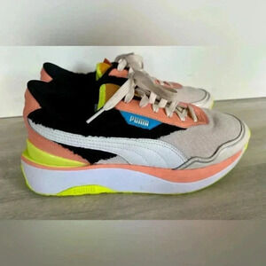 Puma Cruise Rider Sneakers Women 8.5 Multicolor Excellent Low Top Casual Shoes